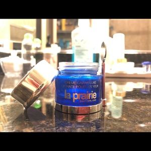 La Prairie eye cream jar ONLY (full set with box-empty jar)
